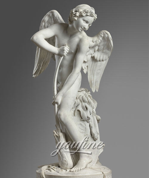 Любопытная статуя ангела из мрамора в искусстве