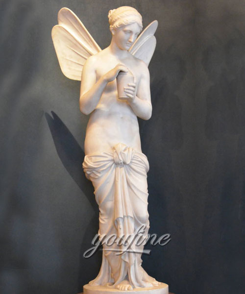 Мраморные статуэтки белых ангелов необычные